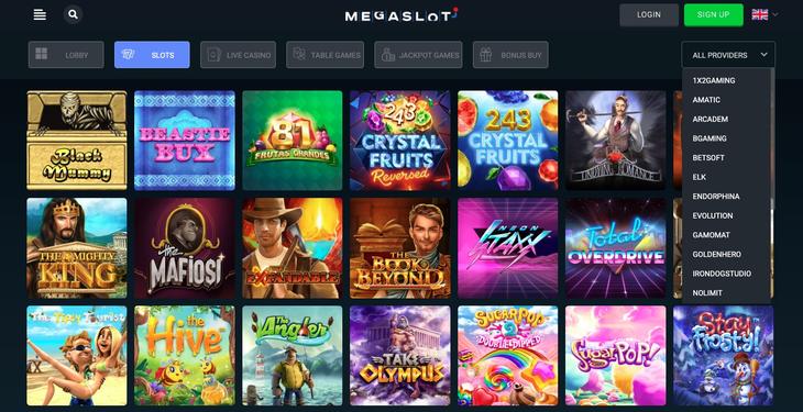 Megaslot Casino games