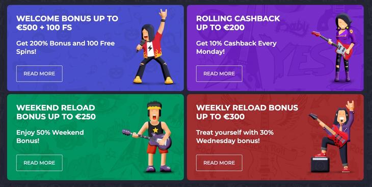 Rolling Slots Casino Bonus